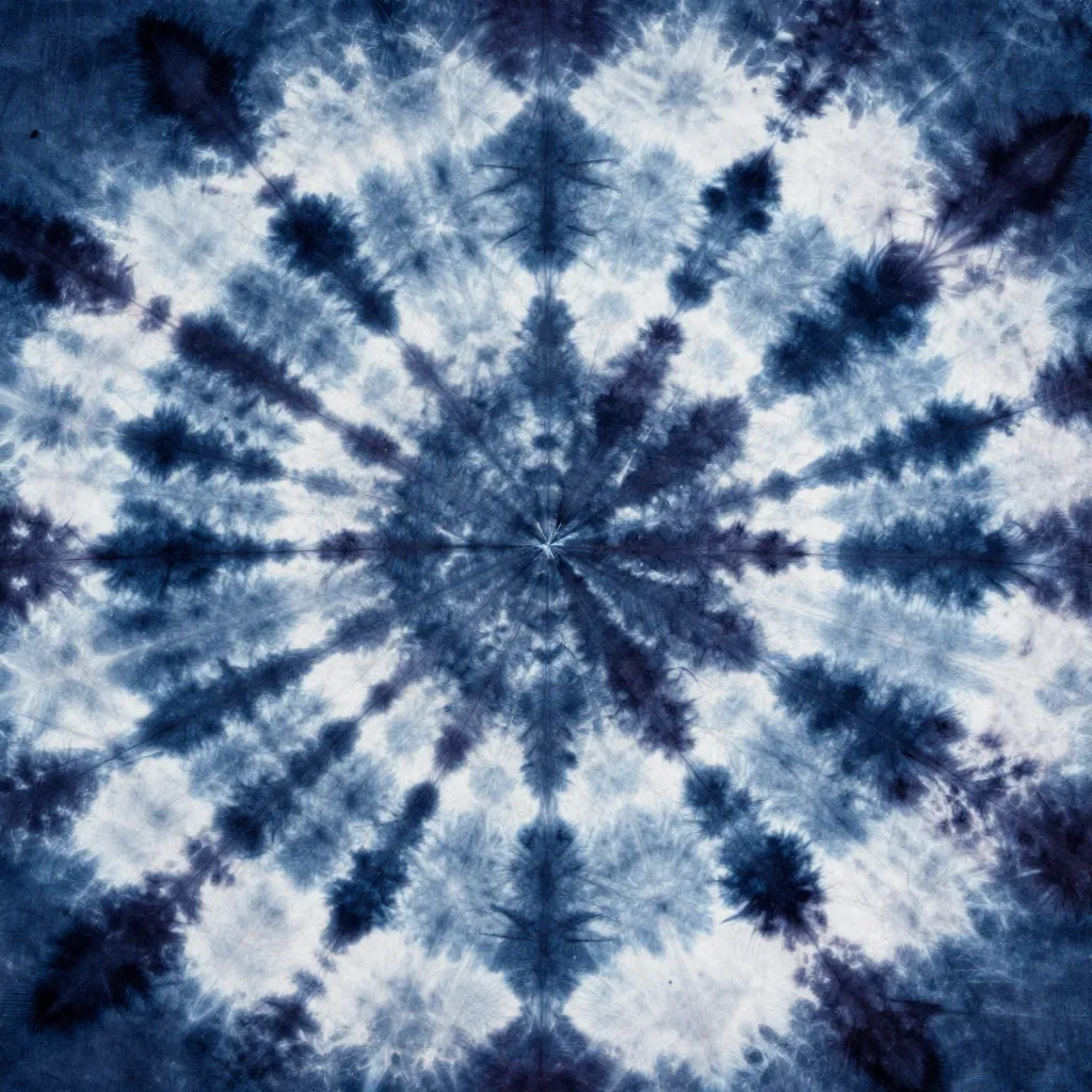 Textile dyeing pattern design