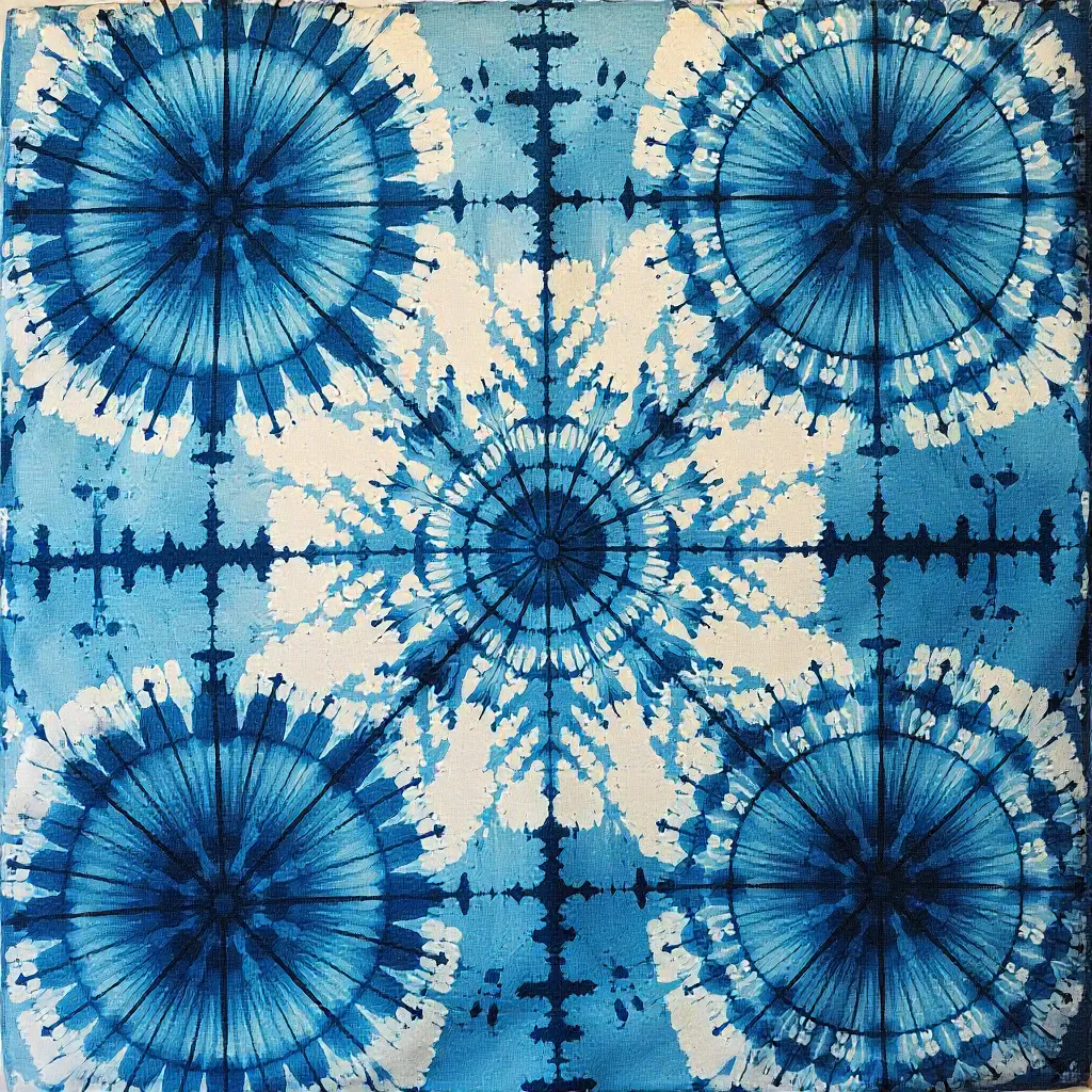 Shibori folding technique